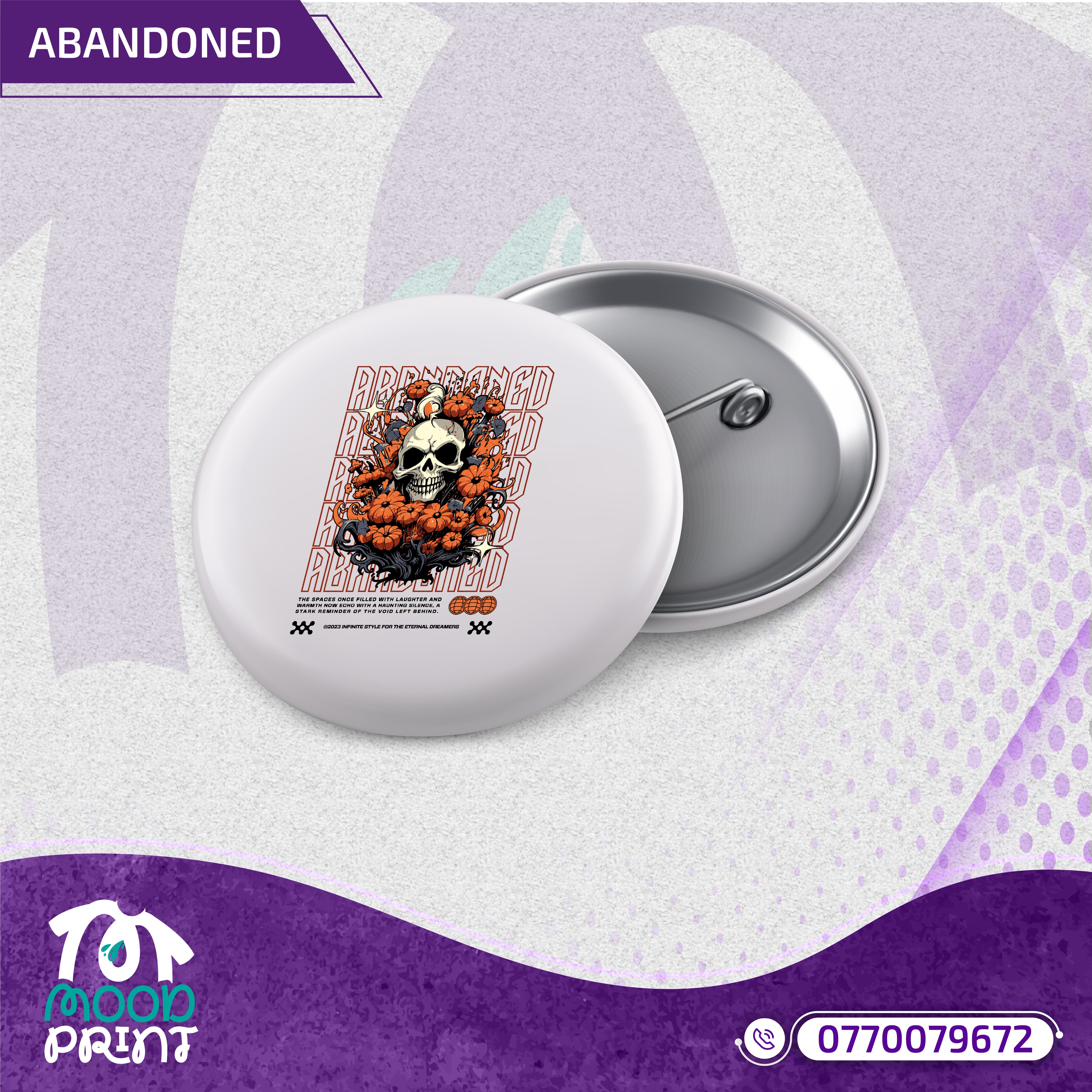 ABANDONED Design Magnet