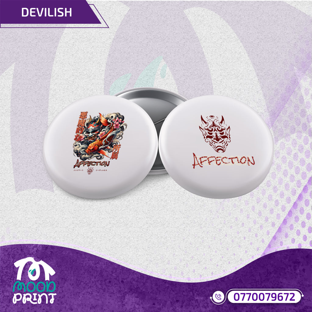 Devilish Infernal Waves Japanese Magnet