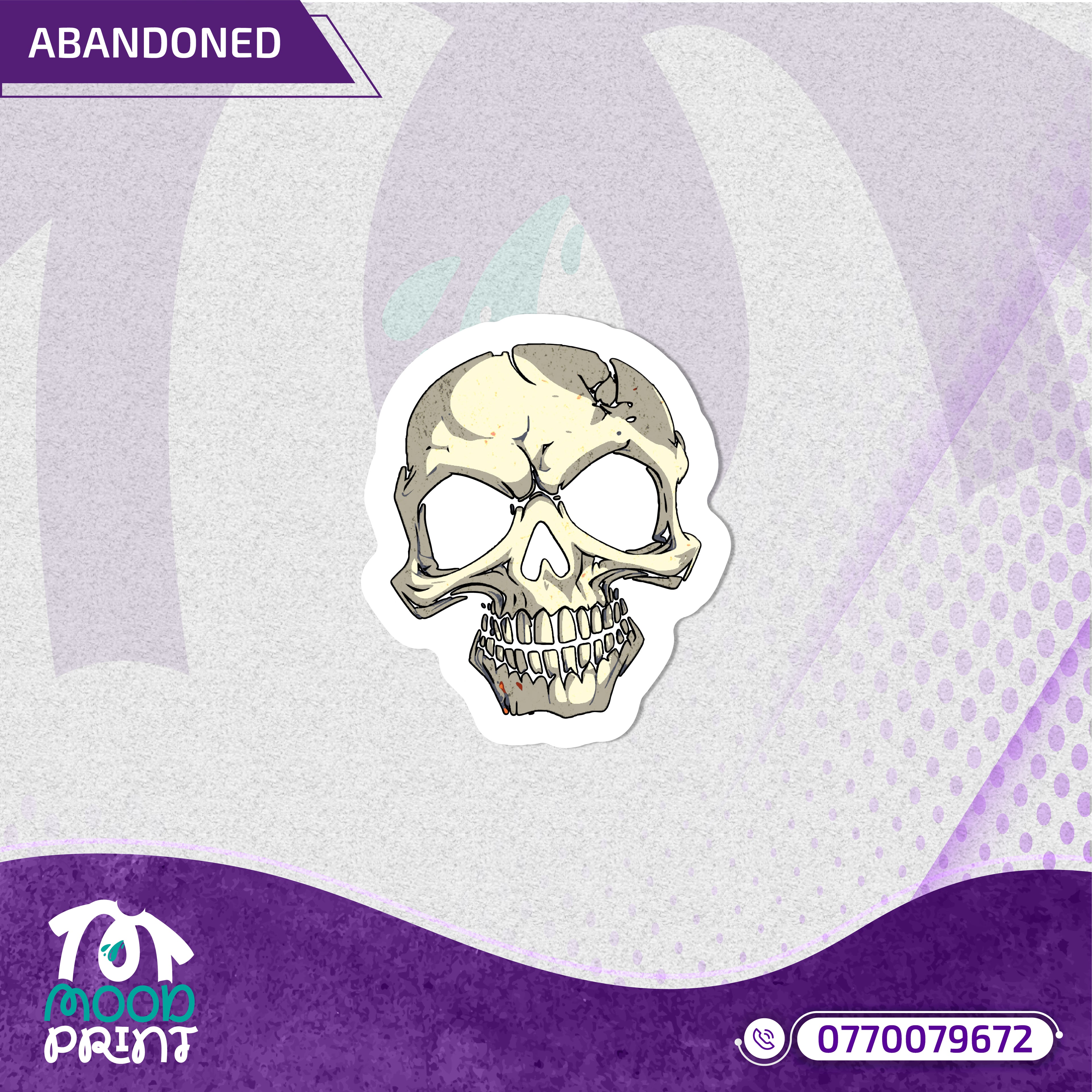 ABANDONED Design Stickers
