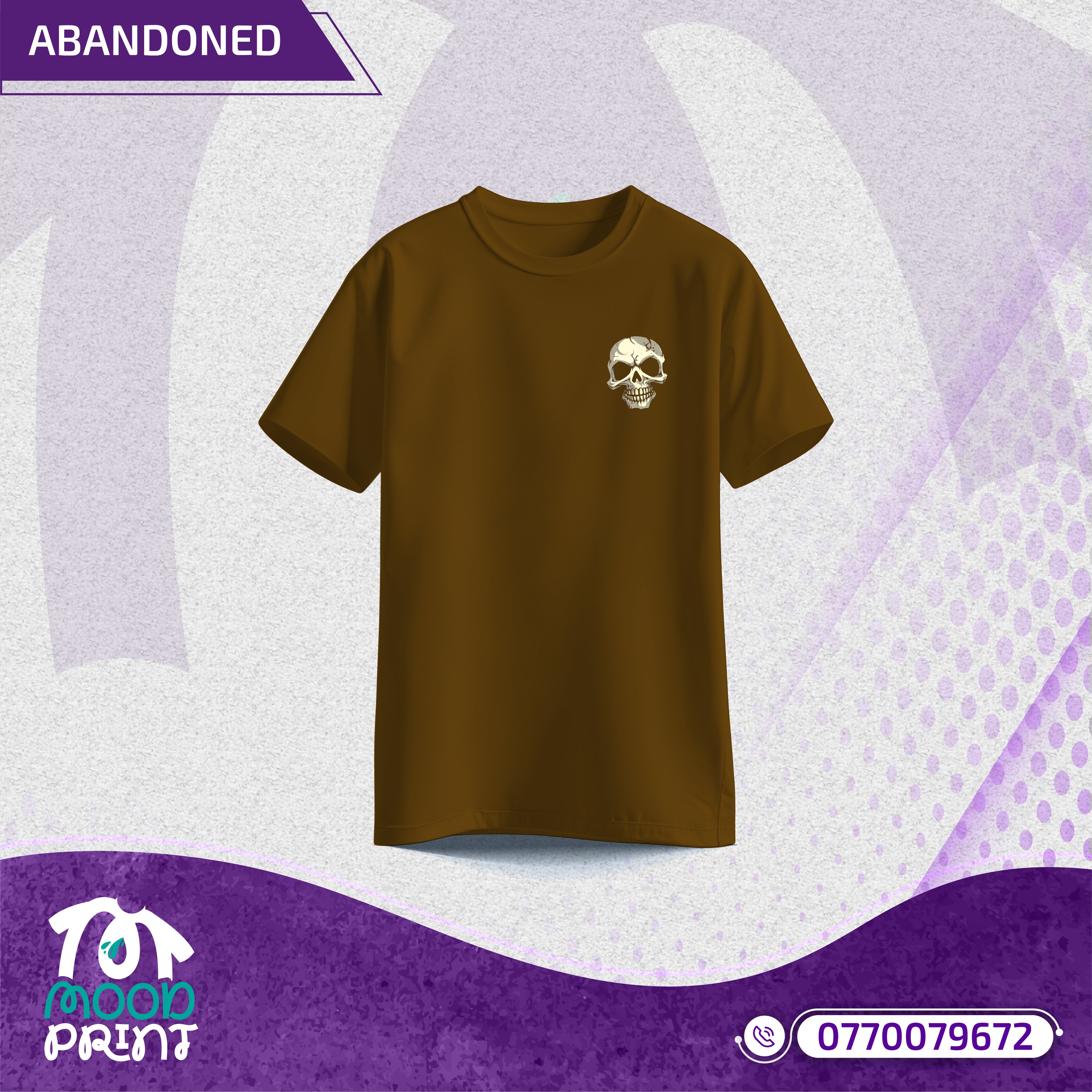 Reborn Skull Abandoned Floral Unisex T-shirt