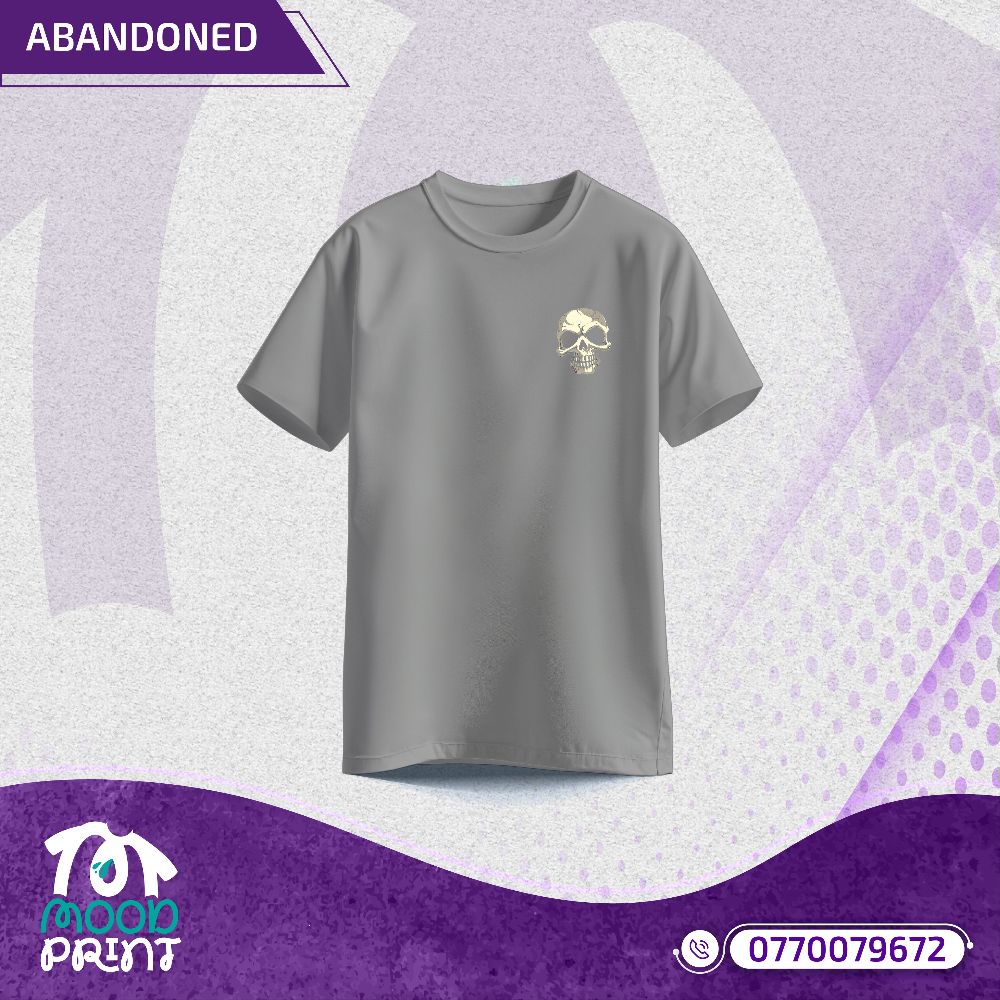 Reborn Skull Abandoned Floral Unisex T-shirt