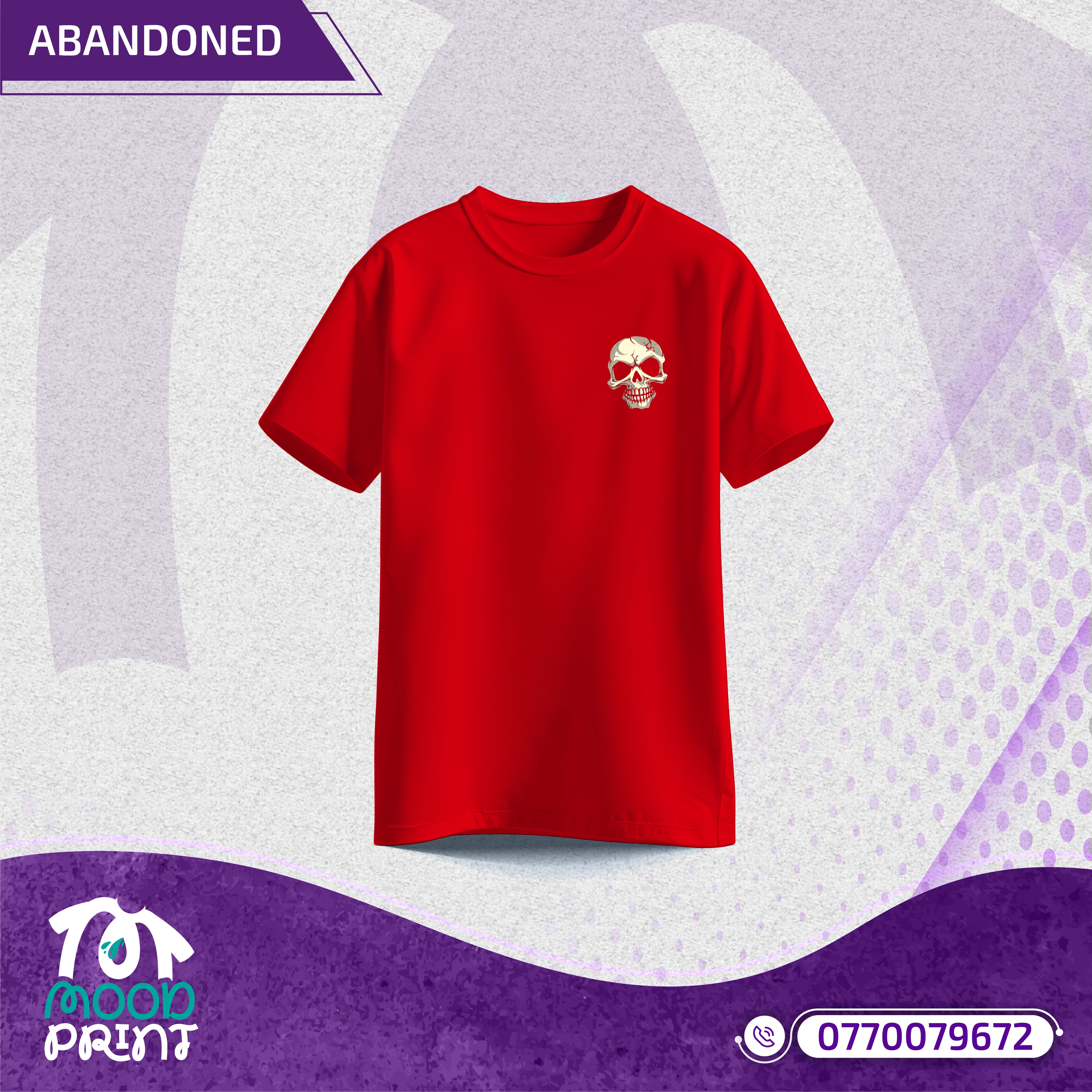Reborn Skull Abandoned Floral Unisex T-shirt