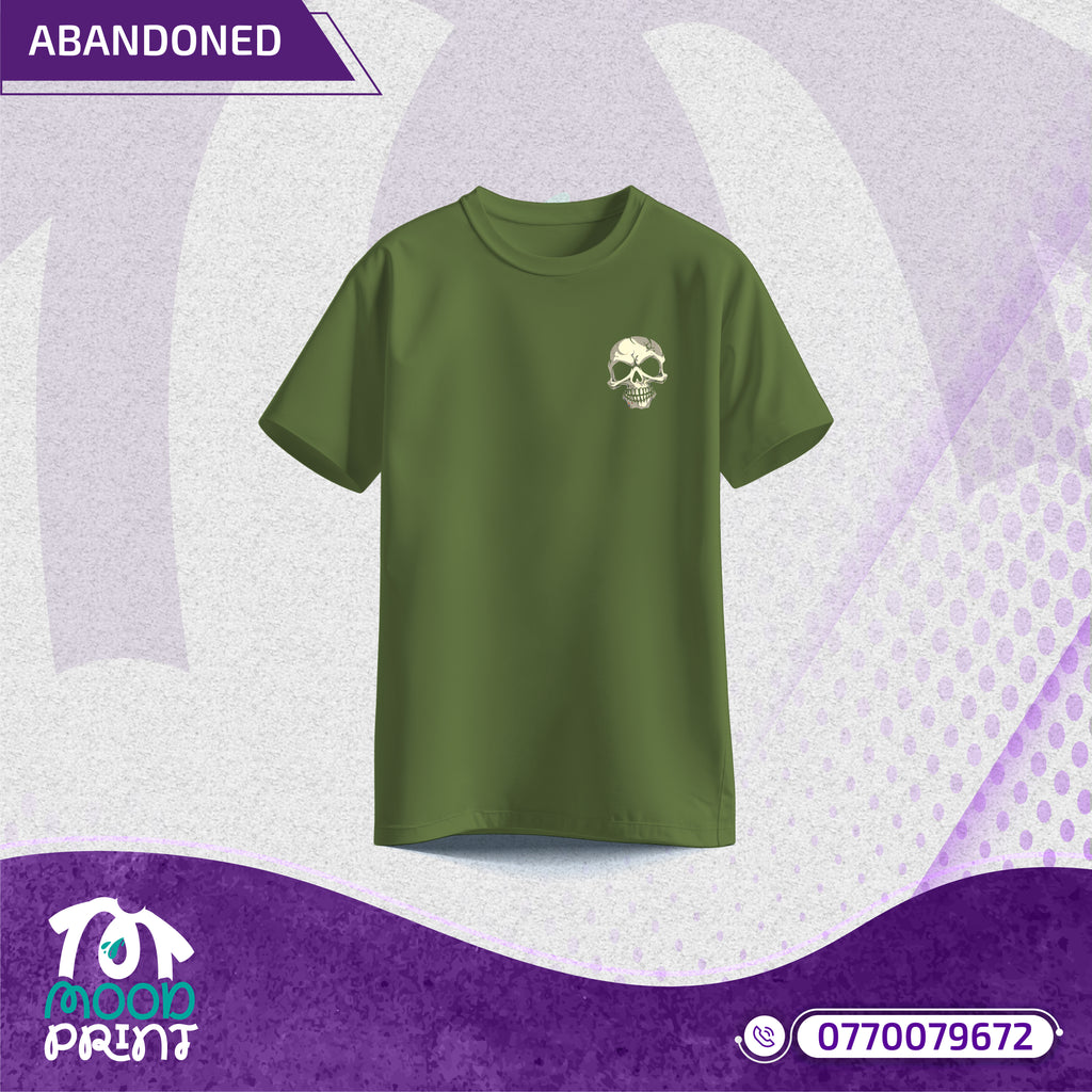 Reborn Skull Abandoned Floral Unisex T-shirt