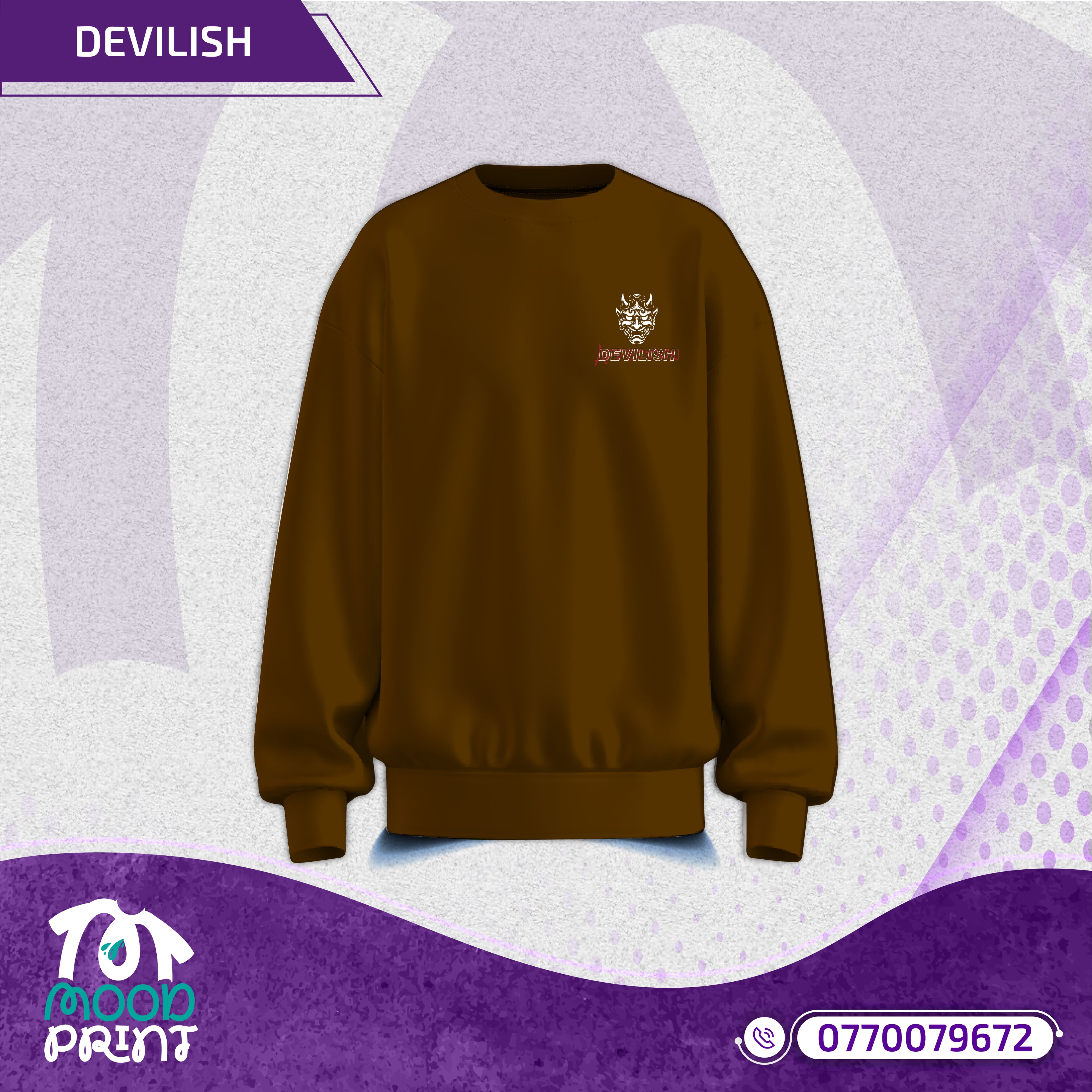 Devilish Infernal Waves Japanese Unisex Pullover