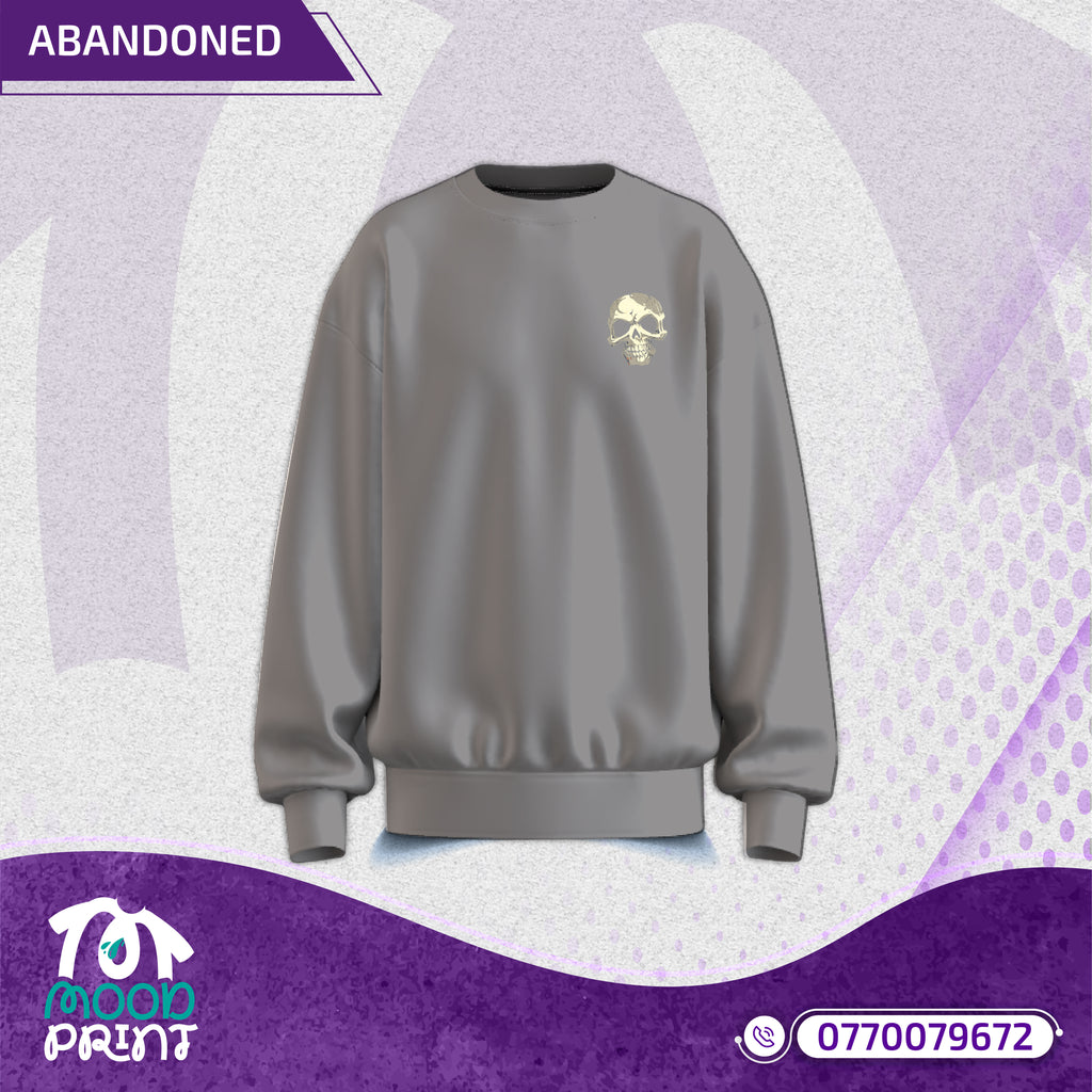 Reborn Skull Abandoned Floral Unisex Pullover