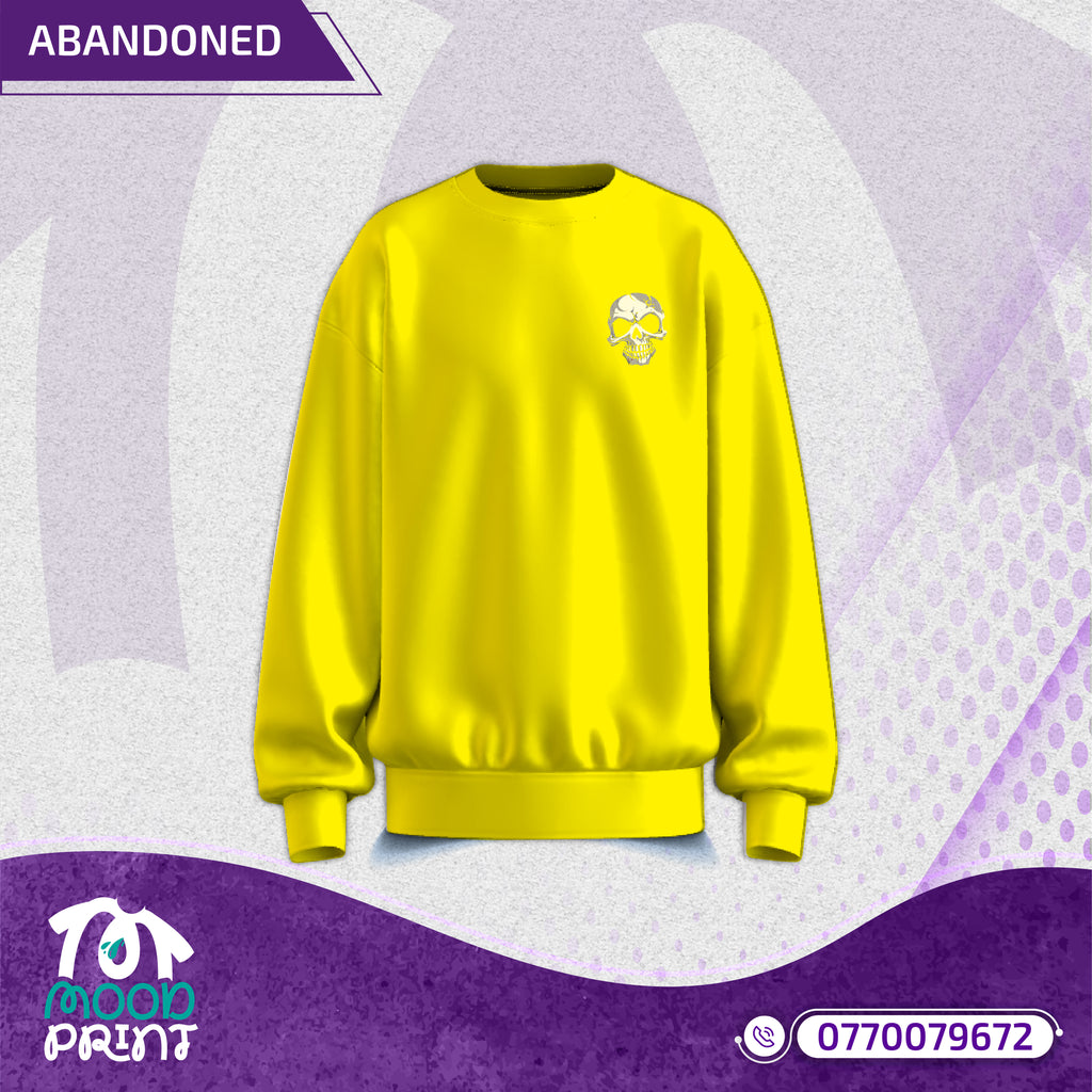 Reborn Skull Abandoned Floral Unisex Pullover