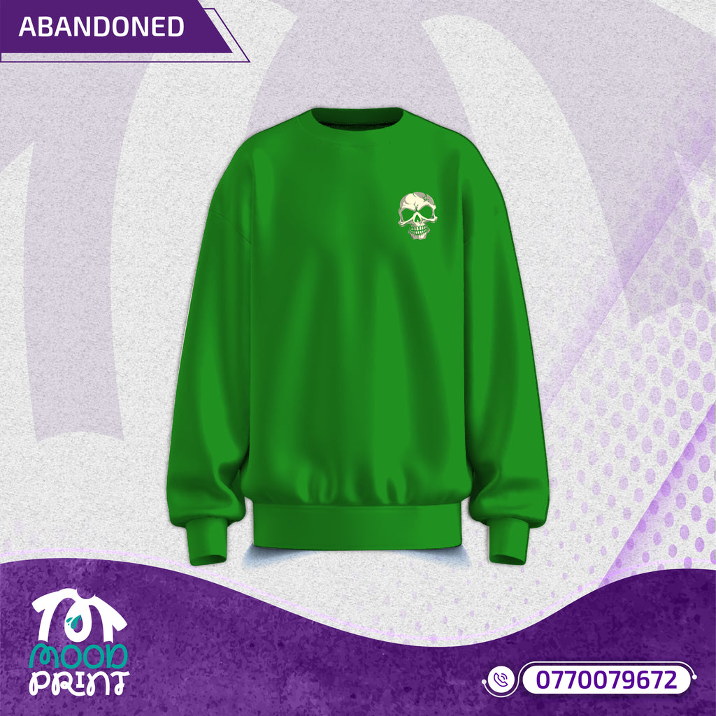 Reborn Skull Abandoned Floral Unisex Pullover