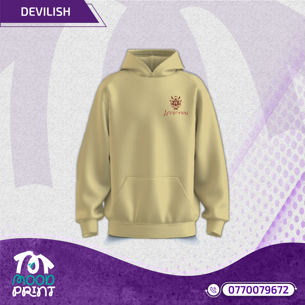 Devilish Infernal Waves Japanese Unisex Hoodie