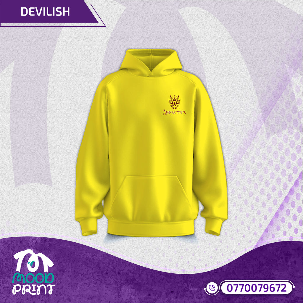 Devilish Infernal Waves Japanese Unisex Hoodie